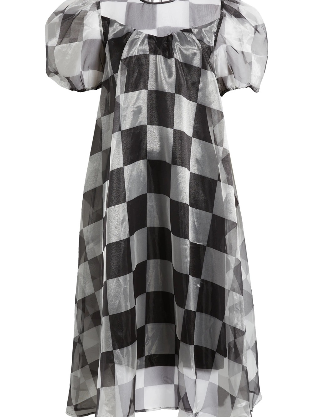 Dressed in Lala Organza Dress in Checkerboard - Picture 2 of 4